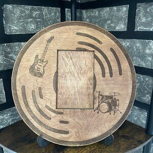 Vinyl Record Wood Picture Frame 4x6 Picture Frame